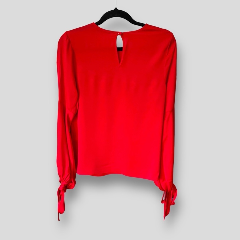Milly Solid Red Blouse - image 2